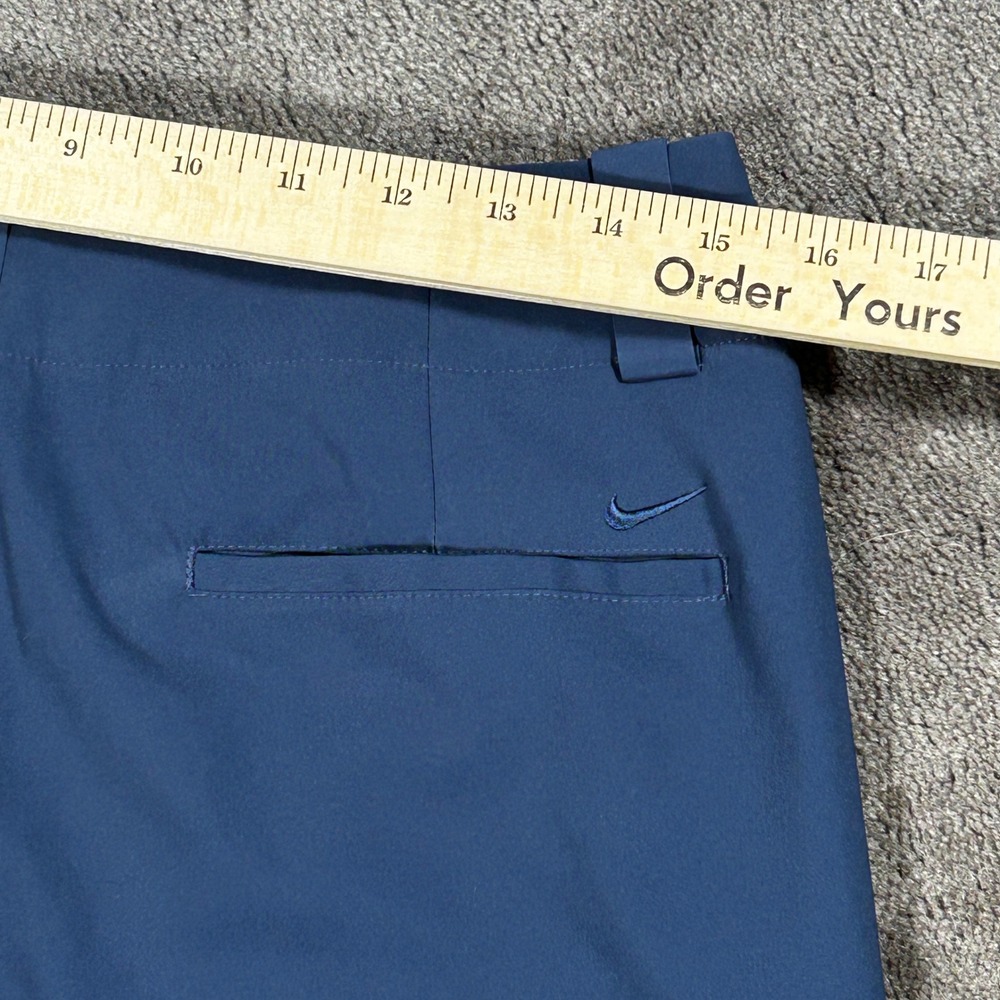 Nike Golf Shorts Womens 8 Navy Blue Solid Dri-FIT Performance Athletic 256862410 - Picture 9 of 13